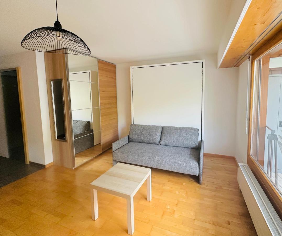 Charmant Studio Renove Situe Dans Les Bains D'Ovronnaz, Immeuble Les Sources Экстерьер фото
